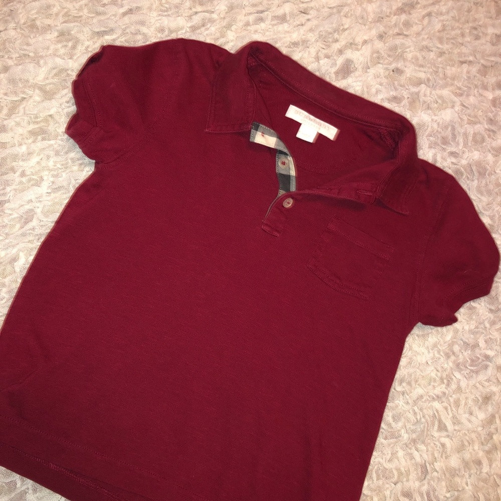 Boys Burberry Polo Size 6Y